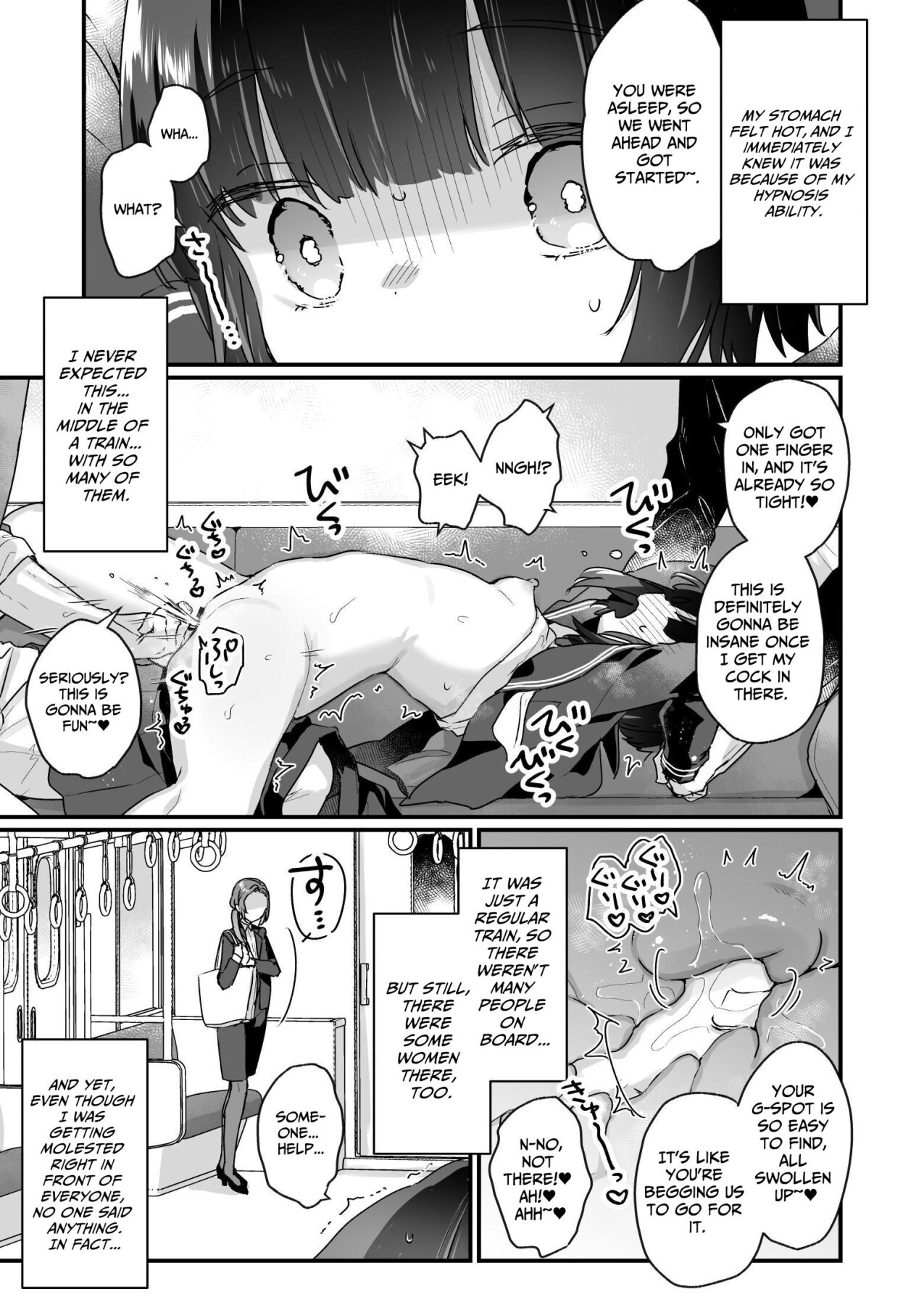 Hentai Manga Comic-Ms. Yamada Became A Succubus Even Though She Didn't Want To ~Train Orgy~-Read-5